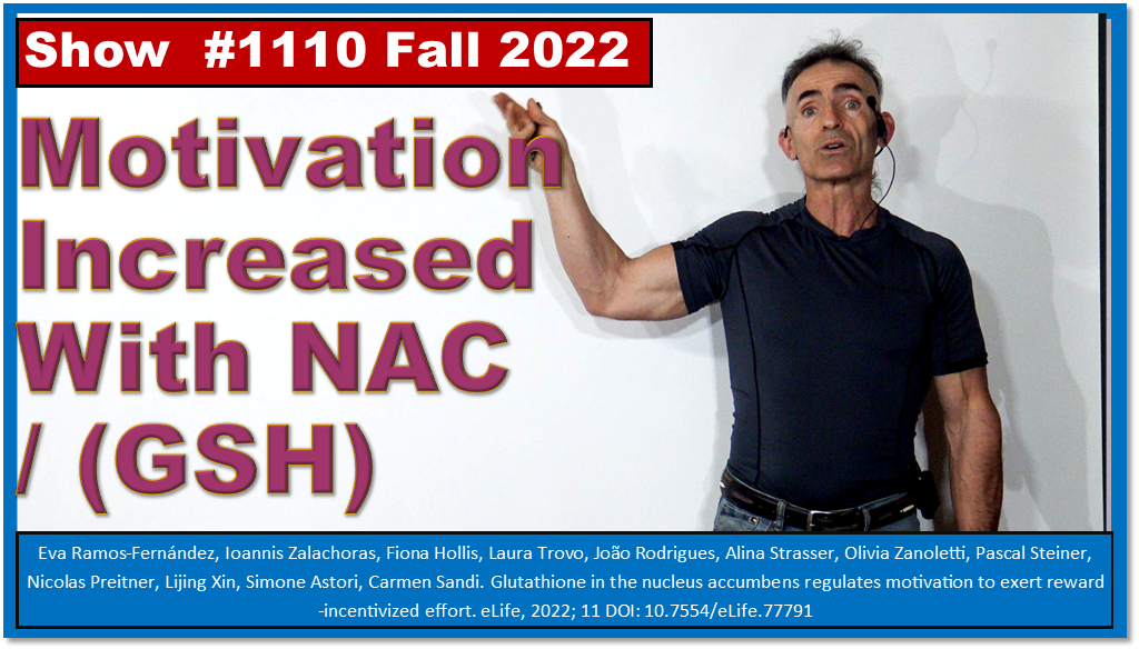 Motivation Increased With NAC / (GSH)