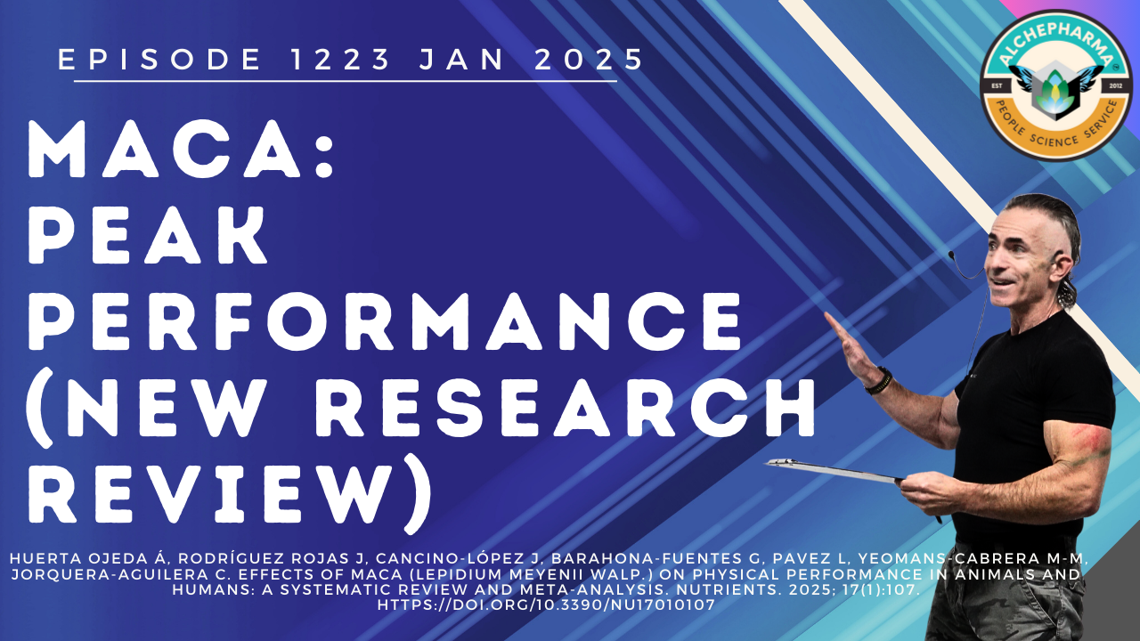 Maca: Unlocking Peak Performance? (New Research Review) EP. 1223 JAN 2025