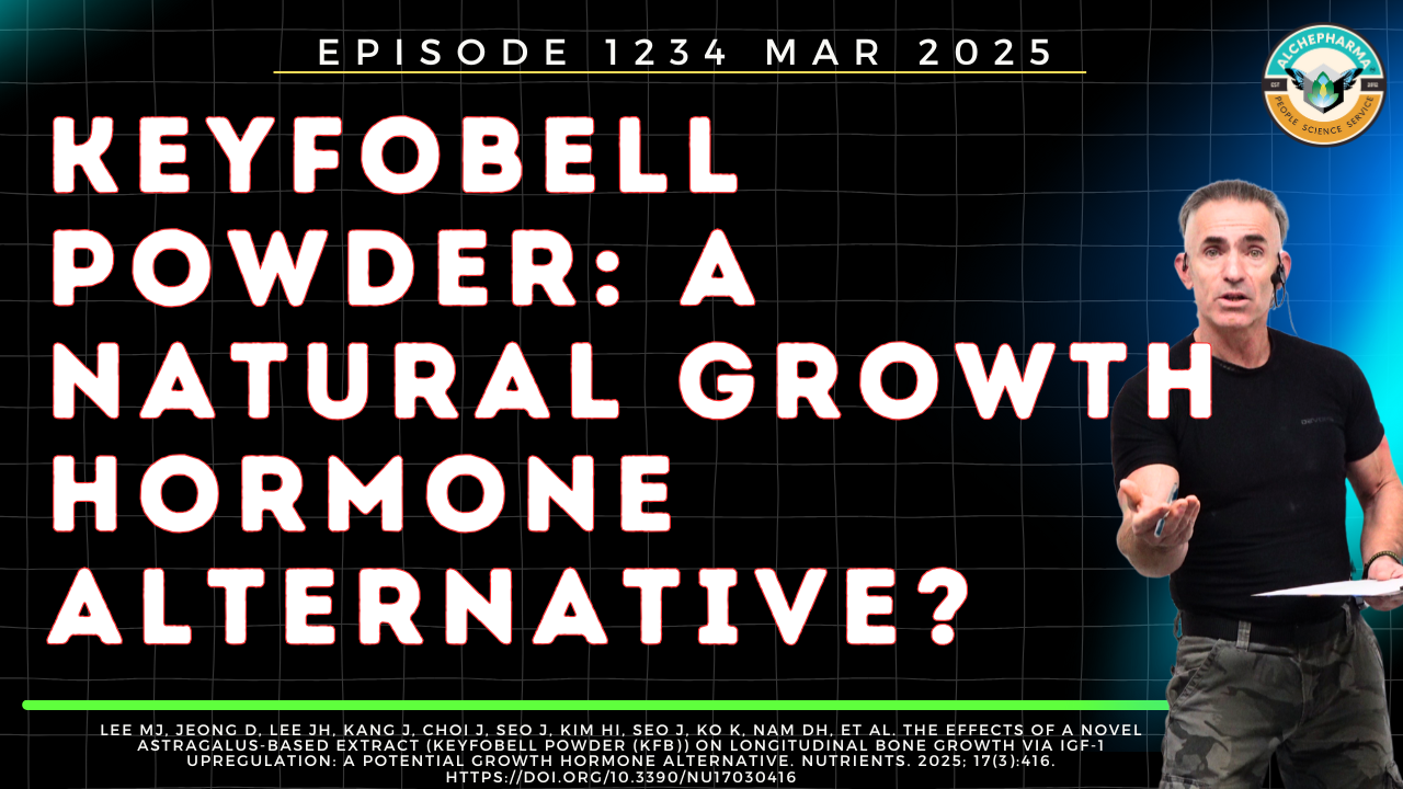 Keyfobell Powder: A Natural Growth Hormone Alternative? Ep. 1234 MAR 2025