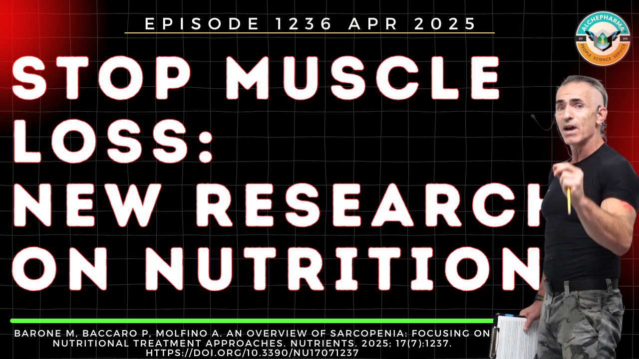 Stop Muscle Loss: New Research on Nutrition Ep/ 1236 APR 2025