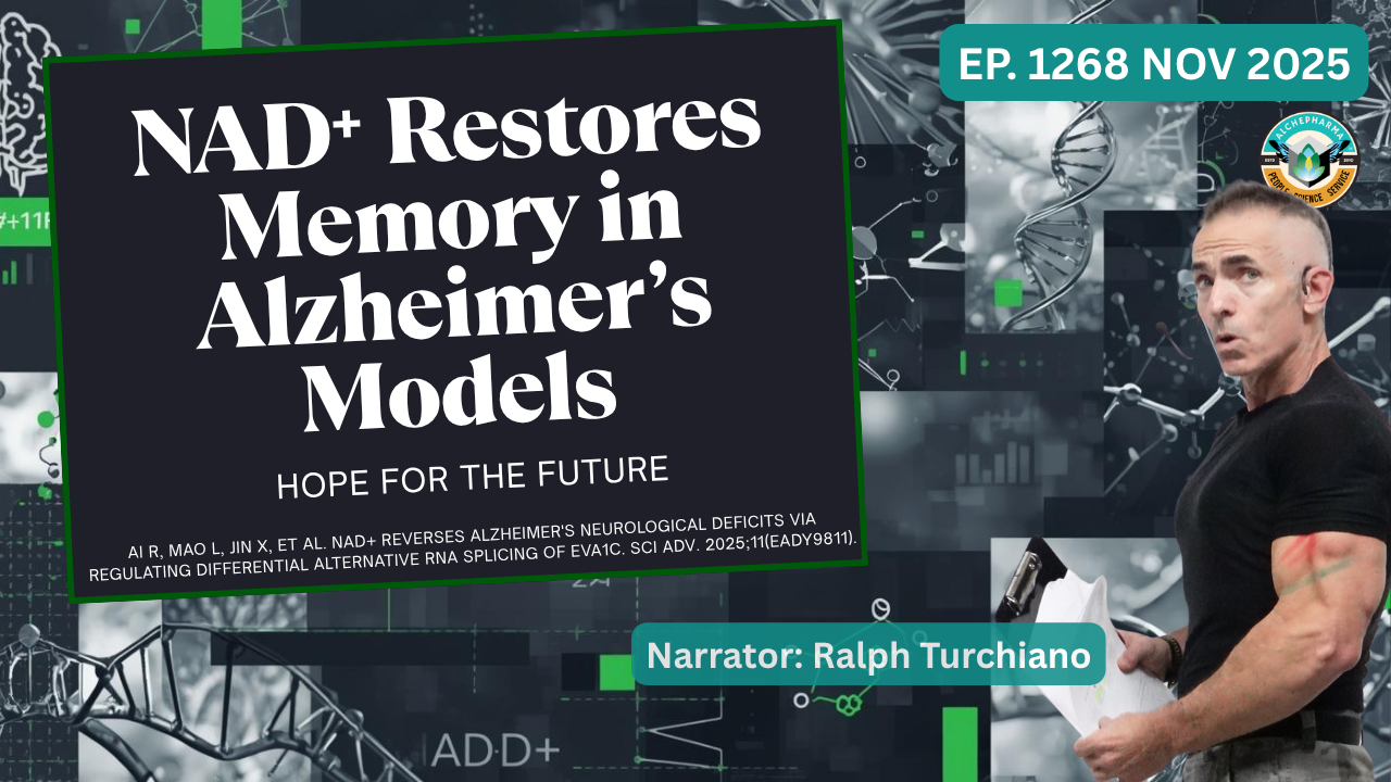 YouTube Thumbnail NAD⁺ Restores Memory in Alzheimer’s Models